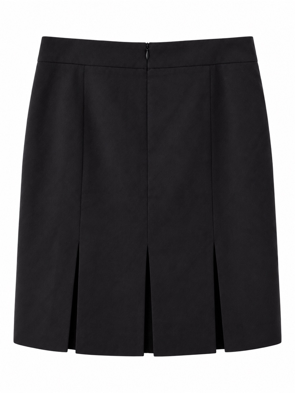 LOFT Women’s Size 10 Black Pleated Knee-Length Career Skirt - Picture 4 of 4